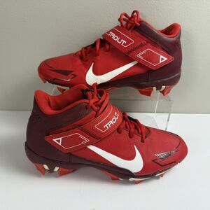 Nike Force Trout 8 Keystone Baseball Cleats Men's Size 8.5 CZ5911 616 Red White
